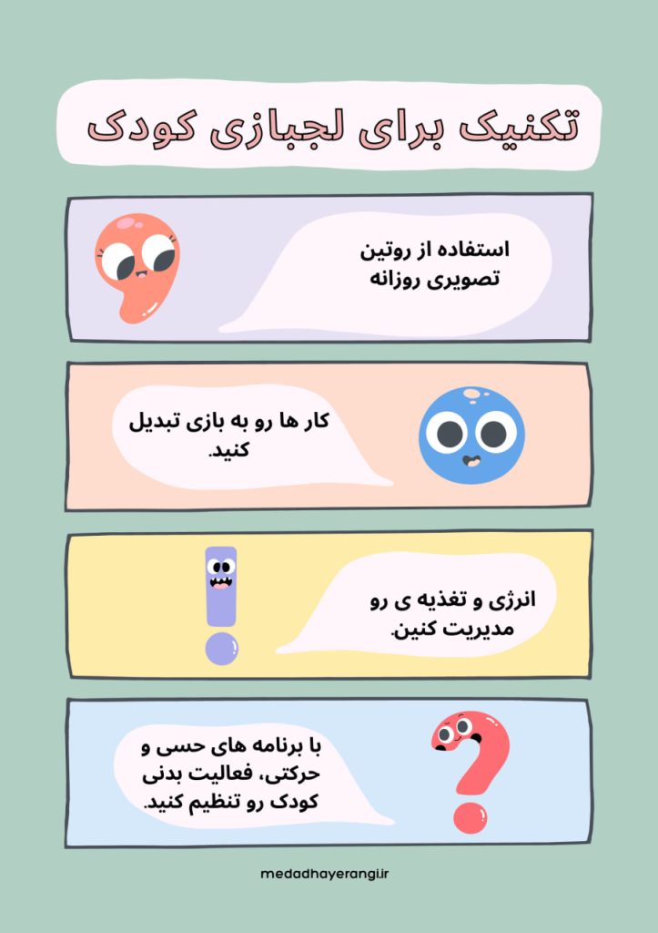 تکنیک هایی برای کنترل لجبازی