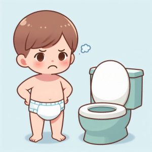 چرا کودک من ایستاده مدفوع می کند.